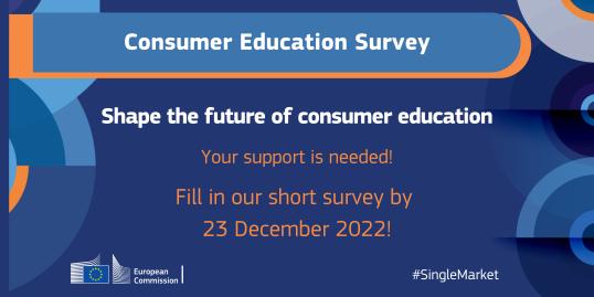 Consumers survey on consumer education in the EU (Dec 2022)