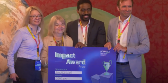 Winner of the Urban Tech Prizes-Greentech sector: IngeniousWare