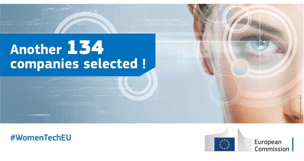 Second edition of WomenTechEU supports 134 female-led deep