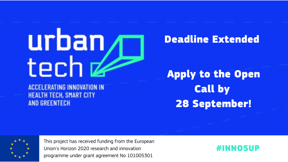 Deadline Extended - Urban Tech Open Call