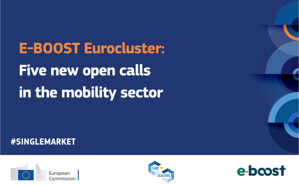 E-BOOST Eurocluster: five new open calls in the mobility sector