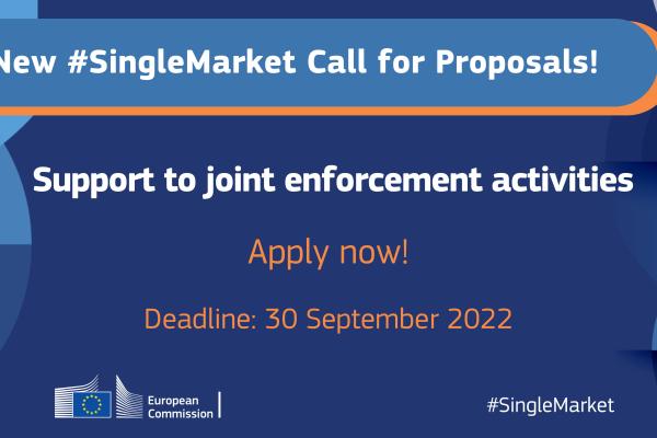 Single Market Programme call for proposals “Support to joint enforcement actions”